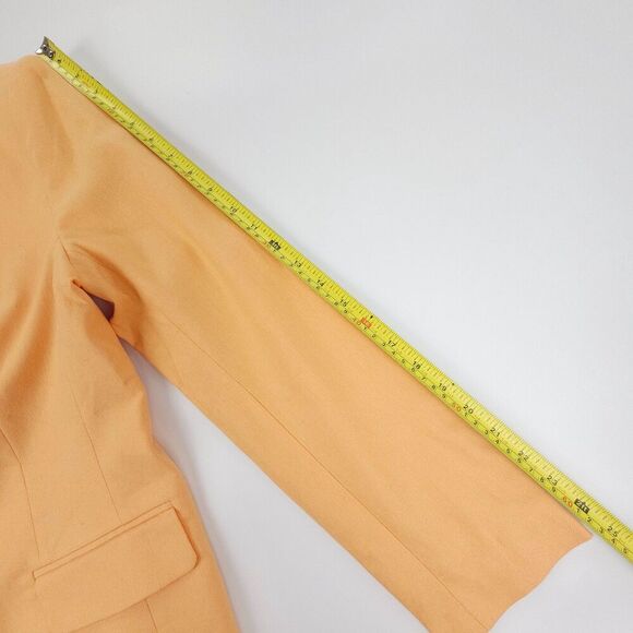 NWT Ann Taylor Cotton Linen Modern Blazer Jacket Tailored Minimal Old Money 12 - Picture 5 of 10